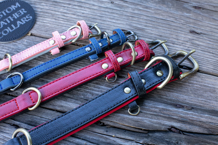 Personalized Leather Dog Collar