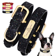 Glitter Personalized Dog Collar